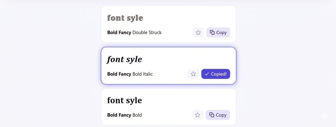 copy and paste fonts