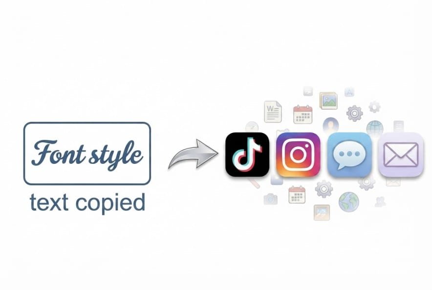 font style copy and paste