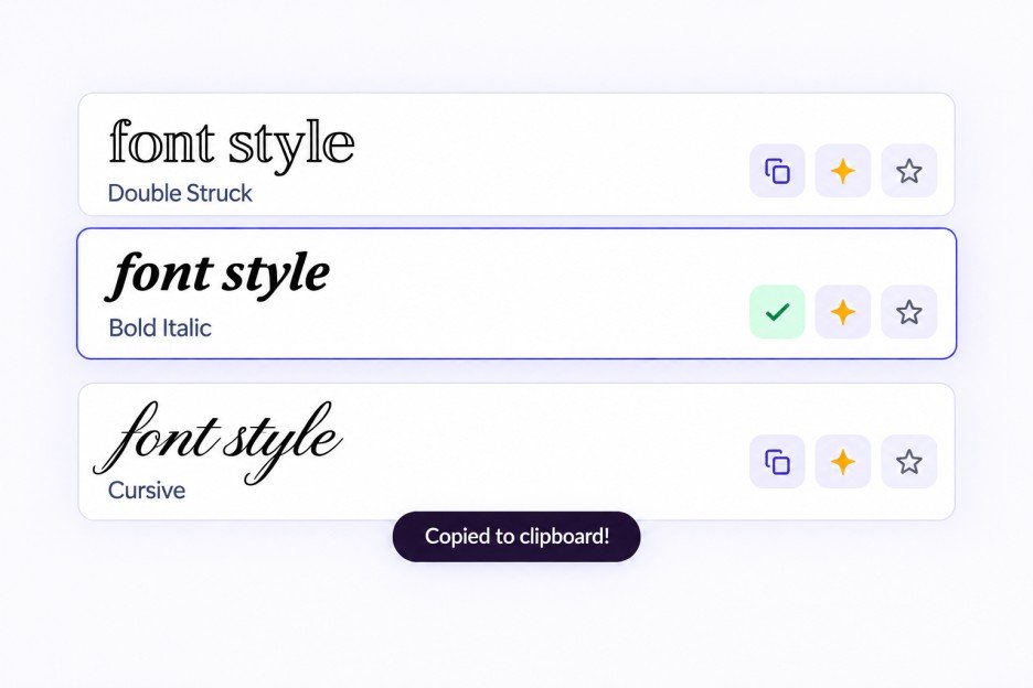copy and paste fonts