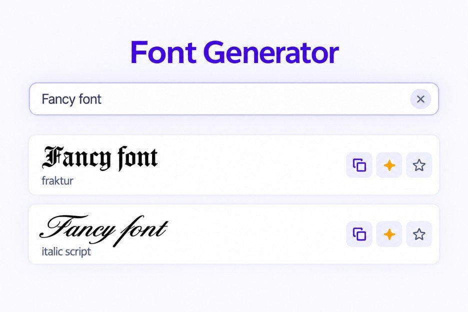 font generator copy and paste